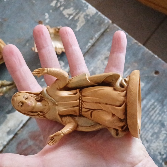 Fontanini Depose Italy 1983 5" set of 6 figurines nativity set Christmas - Picture 5 of 16